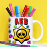 Кружка Brawl Stars с именем Лев Фото № 1